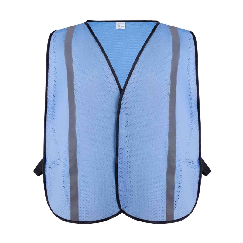 SV9160   Poly Mesh Safety Vest, Non-ANSI with 1" Wide Grey Reflective