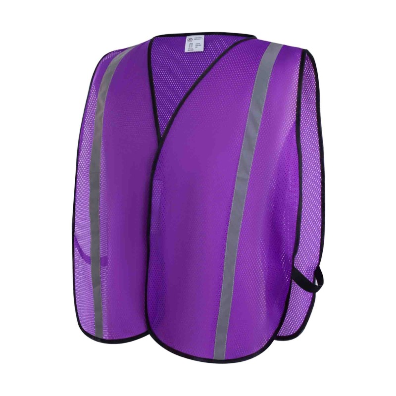 SV9190 Economy Poly Mesh Safety Vest, Non-ANSI Purple
