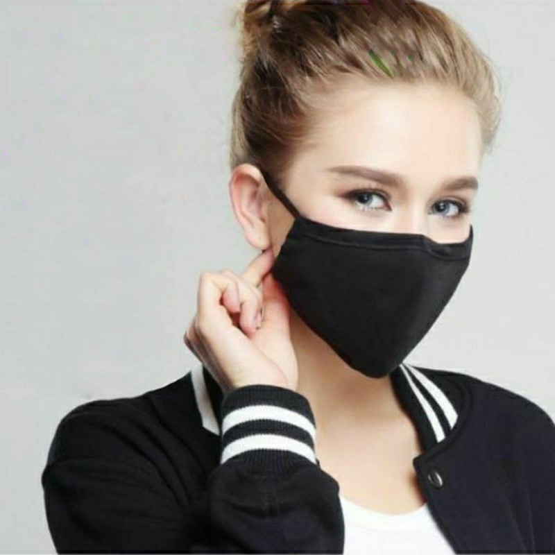 3CFM-PP500 Black 2-ply Breathable Reusable Face Mask