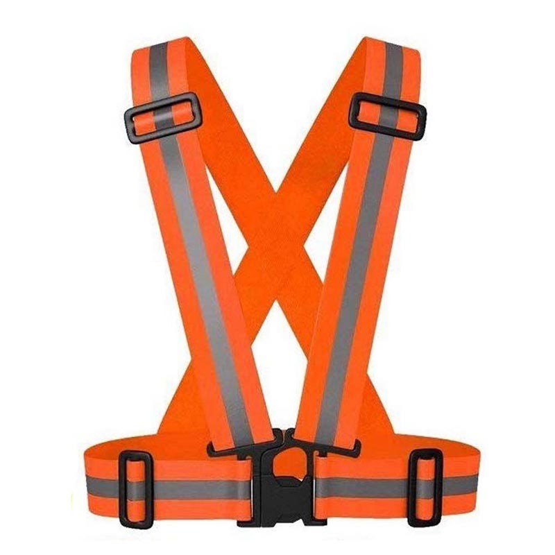 3CSVSP8120 Safety Orange Adjustable Safety Suspenders / Harness 