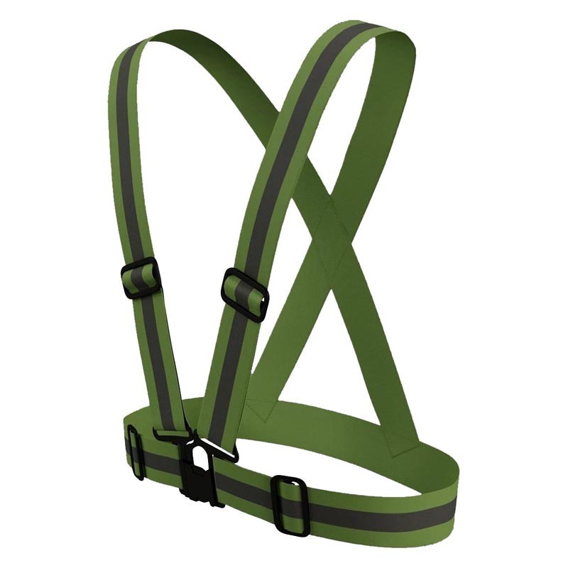 3CSVSP8130 Dark Green Adjustable Safety Suspenders / Harness 