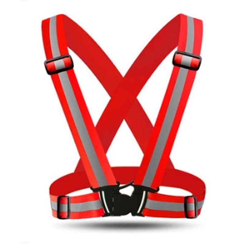 3CSVSP8140 Red Adjustable Safety Suspenders / Harness 