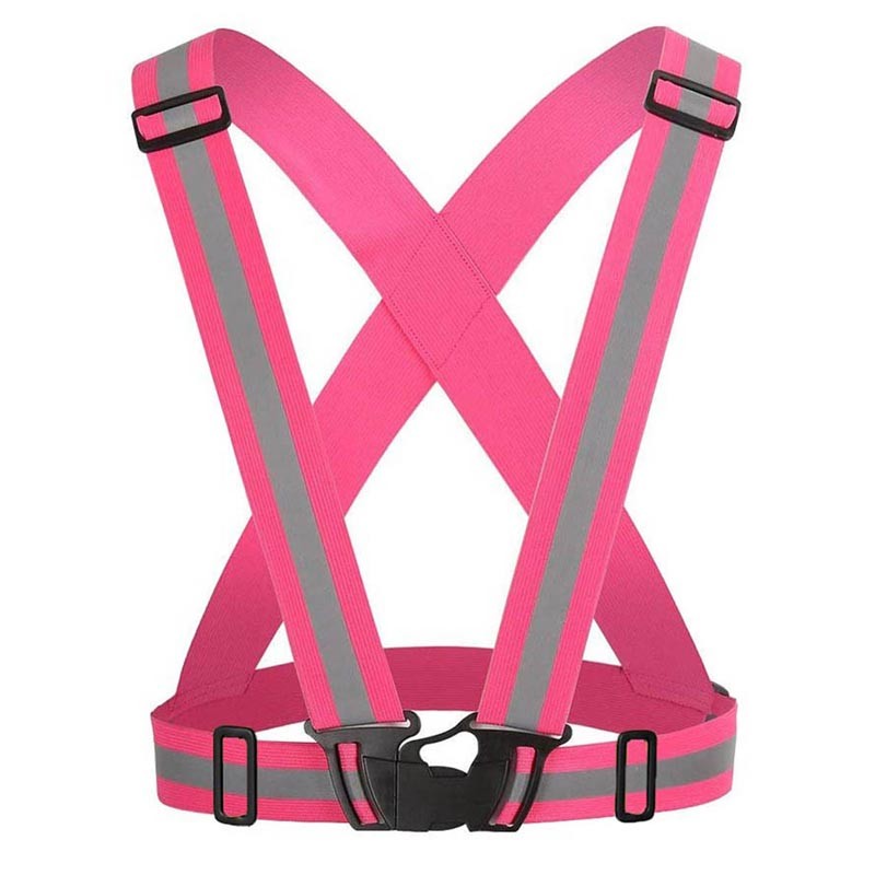 3CSVSP8170 Hot Pink Adjustable Safety Suspenders / Harness 