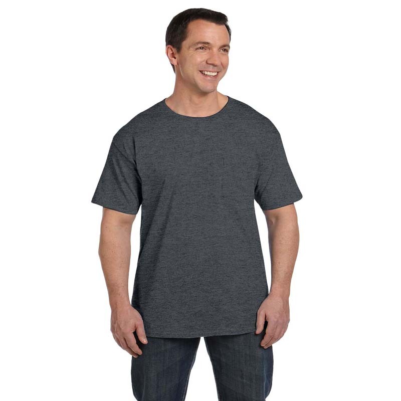 5190P   Hanes Adult 6.1 oz. Beefy-T® with Pocket