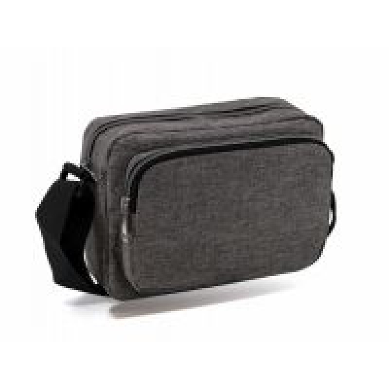 BP1139 - Heathered 3-Zipper Sling Bag