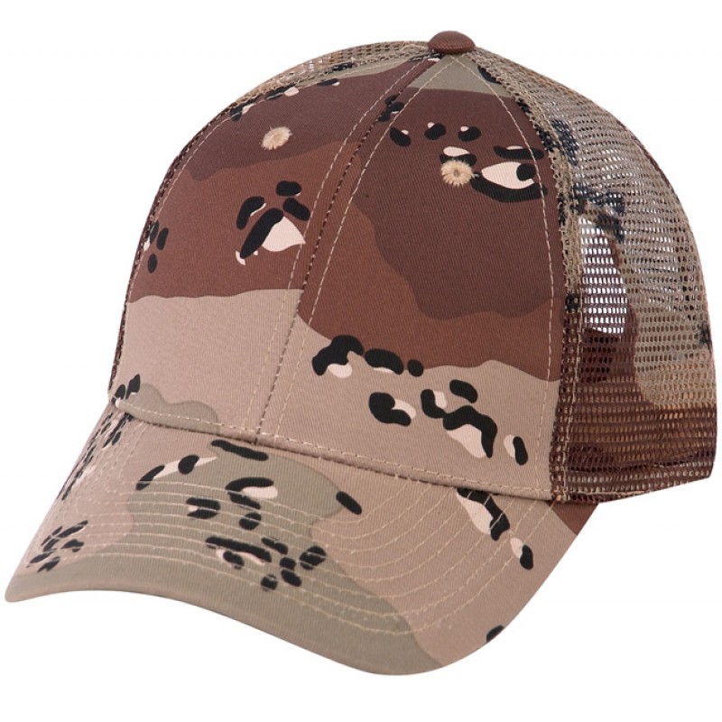 CM23203   Camo Cap & Mesh Back 