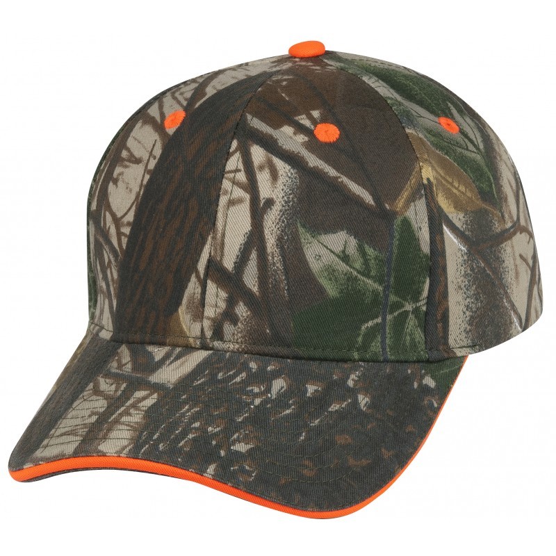 CM29103   Camo Cap & Sandwich bill 