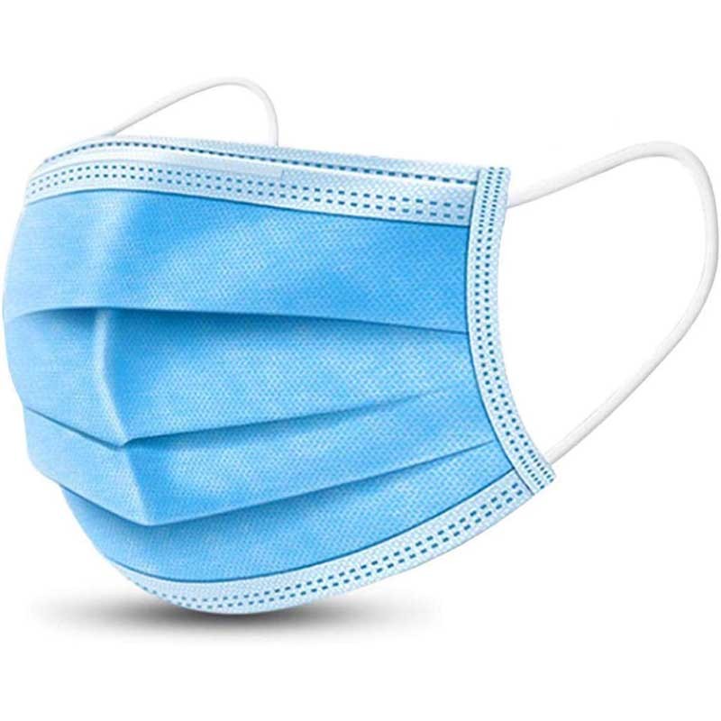 3LFM 50-Piece Premium 3-Layer Soft Earloop Disposable Face Masks