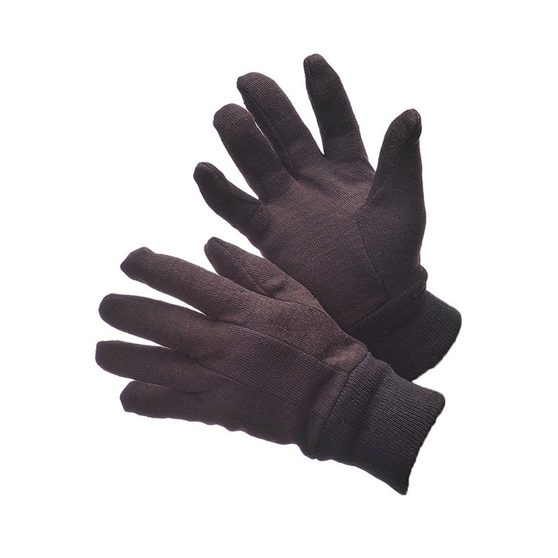 GL1880   Men 8 Oz Brown Jersey Glove