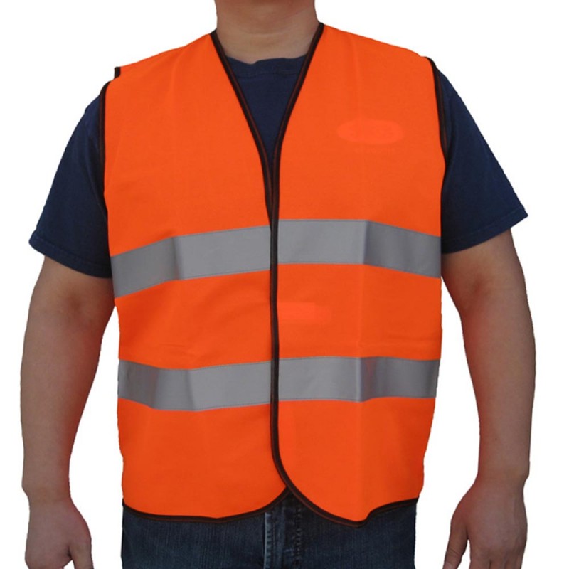 SV1200   ANSI/ISEA Class 2 Economy Safety Vest Neon Orange