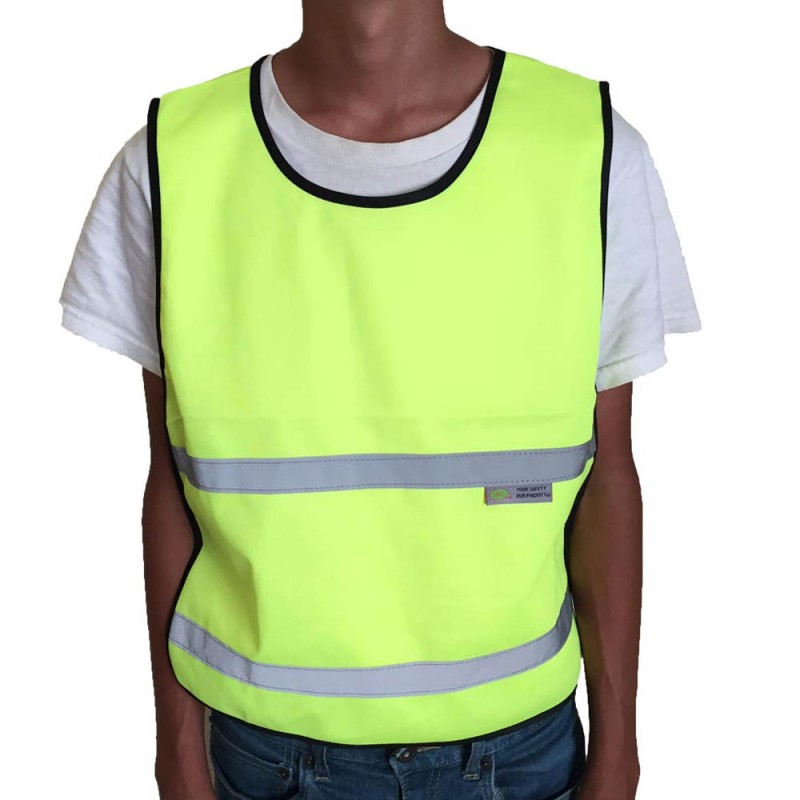 SVY1500   Youth Safety Vest, Non-ANSI Rated Neon Green/ Yellow 