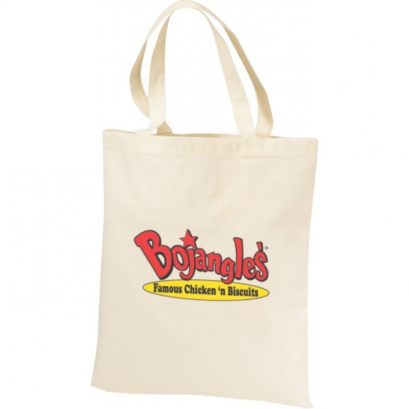TB122 CANVAS SHOPPING TOTE W/ 20" HANDLE