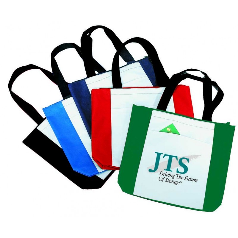 TB185   Overnight Poly Zipper Tote bag