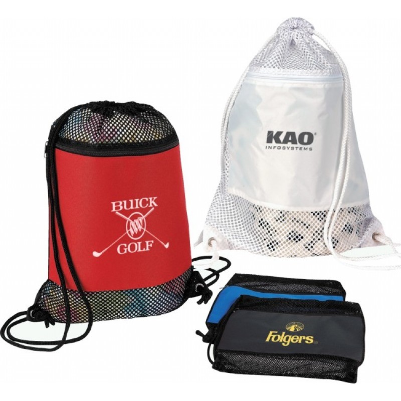 TB189   NYLON DRAWSTRING MESH TOTE