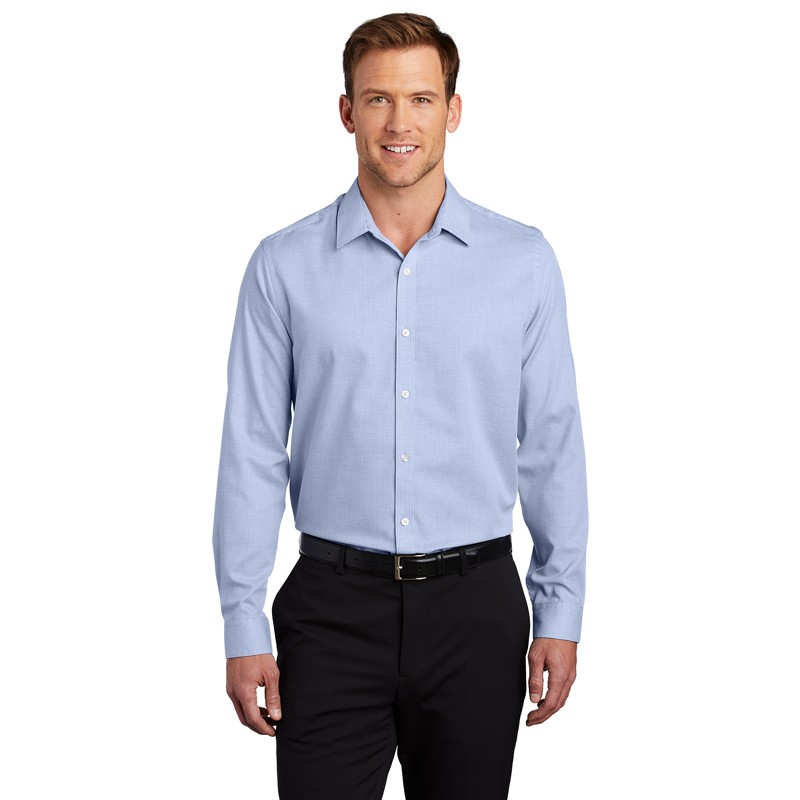 W645   Port Authority ® Pincheck Easy Care Shirt