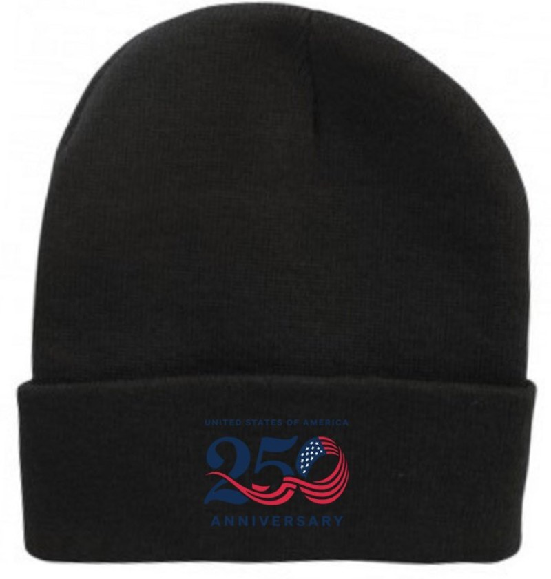 22102-3CB   12" Black Super Stretch Beanie
