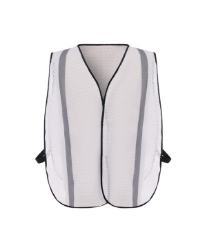 SV9120   Poly Mesh Safety Vest, Non-ANSI White 