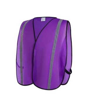 SV9190 Economy Poly Mesh Safety Vest, Non-ANSI Purple