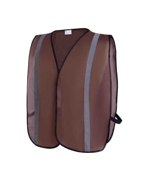 SV9112 Economy Poly Mesh Safety Vest, Non-ANSI Brown