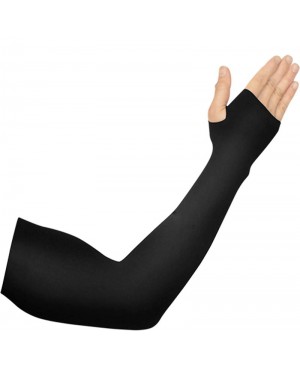 3CSAS-6050 - Ultra Cool Black Protective Arm Sleeve with Thumb Hole