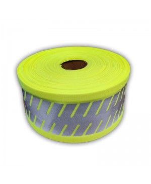 3CSEW-ST-302001 Segmented ANSI Reflective Tape On Safety Green Fabrics