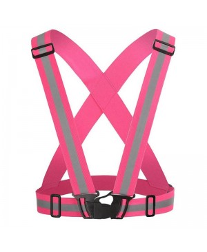3CSVSP8170 Hot Pink Adjustable Safety Suspenders / Harness 