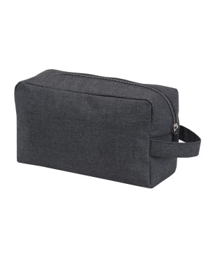 TK1112 - Heathered 2-Zipper Toiletry Bag