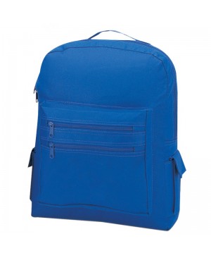 BP2021   2 Zipper BackPack With Side Pockets 
