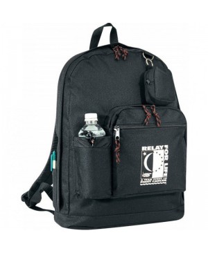 BP2057   BackPack With Bottle Holder & coin Pouch 