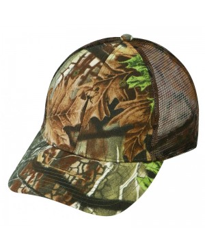 CM27203   Low Crown Constructed 6-Panel Mesh Camo Cap