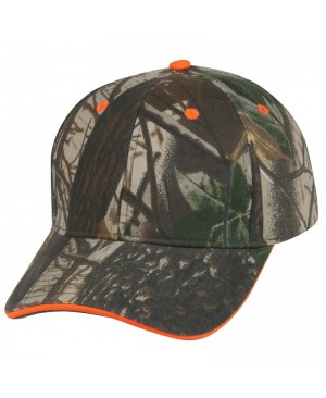 CM29103   Camo Cap & Sandwich bill 