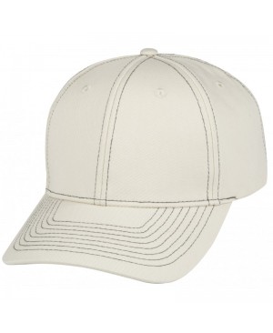 CTC29204   Contrast Stitched  Washed Twill cap 