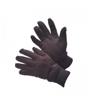 GL1880   Men 8 Oz Brown Jersey Glove