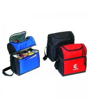 LB4034   Cooler Lunch Bag Combo with Leather like Bottom