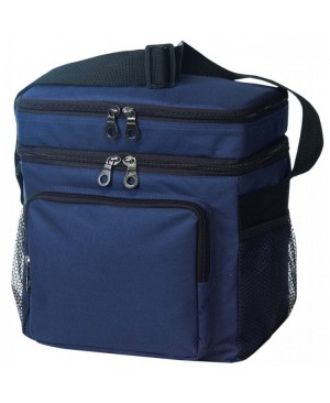 LB4062   Camper's Lunch Cooler Bag has 2 separate compartments
