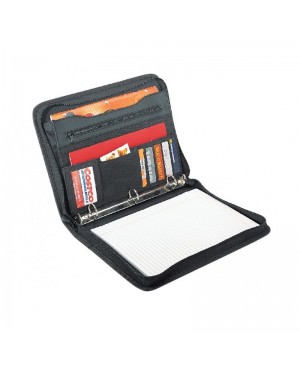 PF1075   Executive Writing Padfolio with Binder Zipper and Carrying handle, 1.5" Ring
