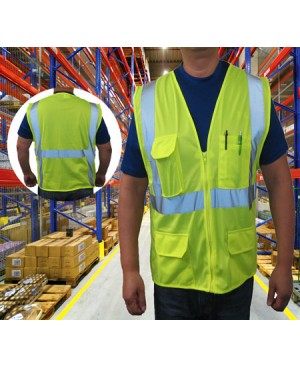 SV-FR-4150   FR Rated Safety Vest Meets ANSI/ISEA Class 2 Standards