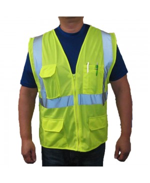 SV-FR-4150   FR Rated Safety Vest Meets ANSI/ISEA Class 2 Standards