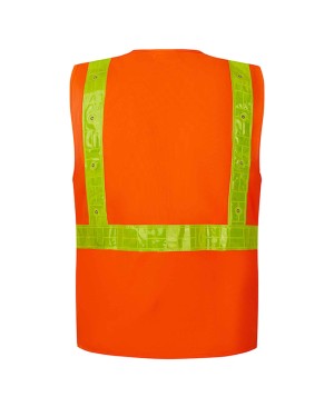 SV-LED-2270   Safety Vest Class 2 Compliant with LED Lights with Reflexite PVC Reflectives