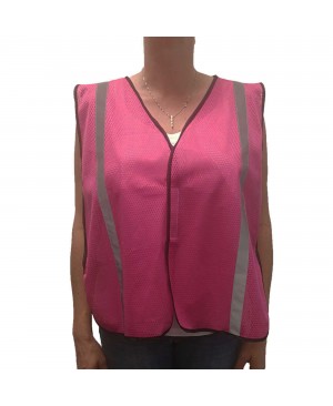 SV9170 Hot Pink Cool Mesh Economy Safety Vest - Non-ANSI