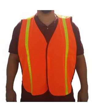 SV9200   Poly Mesh Safety Vest with 1" Wide Yellow PVC Reflective
