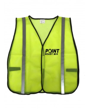 SV9300   Poly Mesh Safety Vest with 1" Wide Grey Reflective