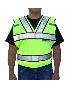 SVP7000   Public Safety Vest Features 3M Scotchlite Reflective Tape