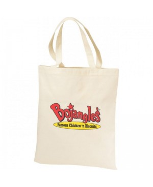 TB122 CANVAS SHOPPING TOTE W/ 20" HANDLE