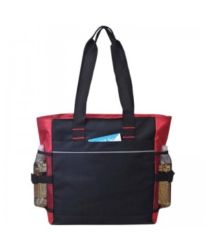 TB190   All purpose tote with 2 sided mesh pocket, Inside pocket