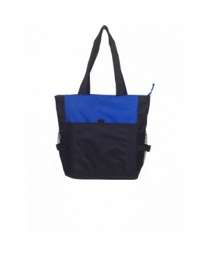 TB203   Outdoor Deluxe Zippered Tote bag with 2-side Mesh and Front Pockets