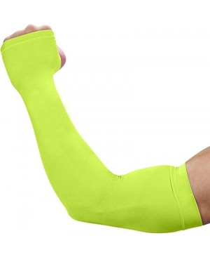 3CSAS-6010 - Ultra Cool Neon Green Protective Arm Sleeve with Thumb Hole