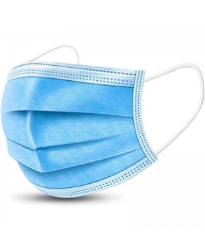 3LFM 50-Piece Premium 3-Layer Soft Earloop Disposable Face Masks