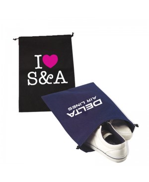 TK217   DRAWSTRING SHOE STORAGE BAG W/ADJUSTABLE CORD
